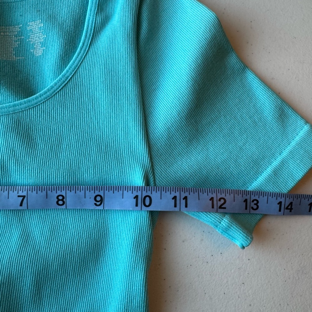 Primark Turquoise Crop Top - Picture 4 of 6